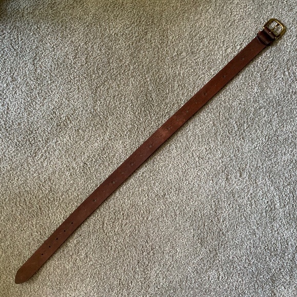 Liz Claiborne - Leather Belt With Colored Embossed Design & Decorative Rivets - Picture 6 of 10